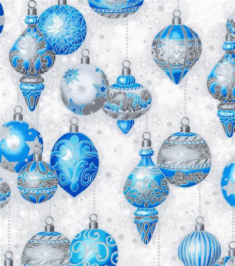 blue metallic christmas fabric|Blue Christmas Fabric .